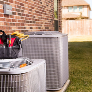 ac being installed in home in round rock tx