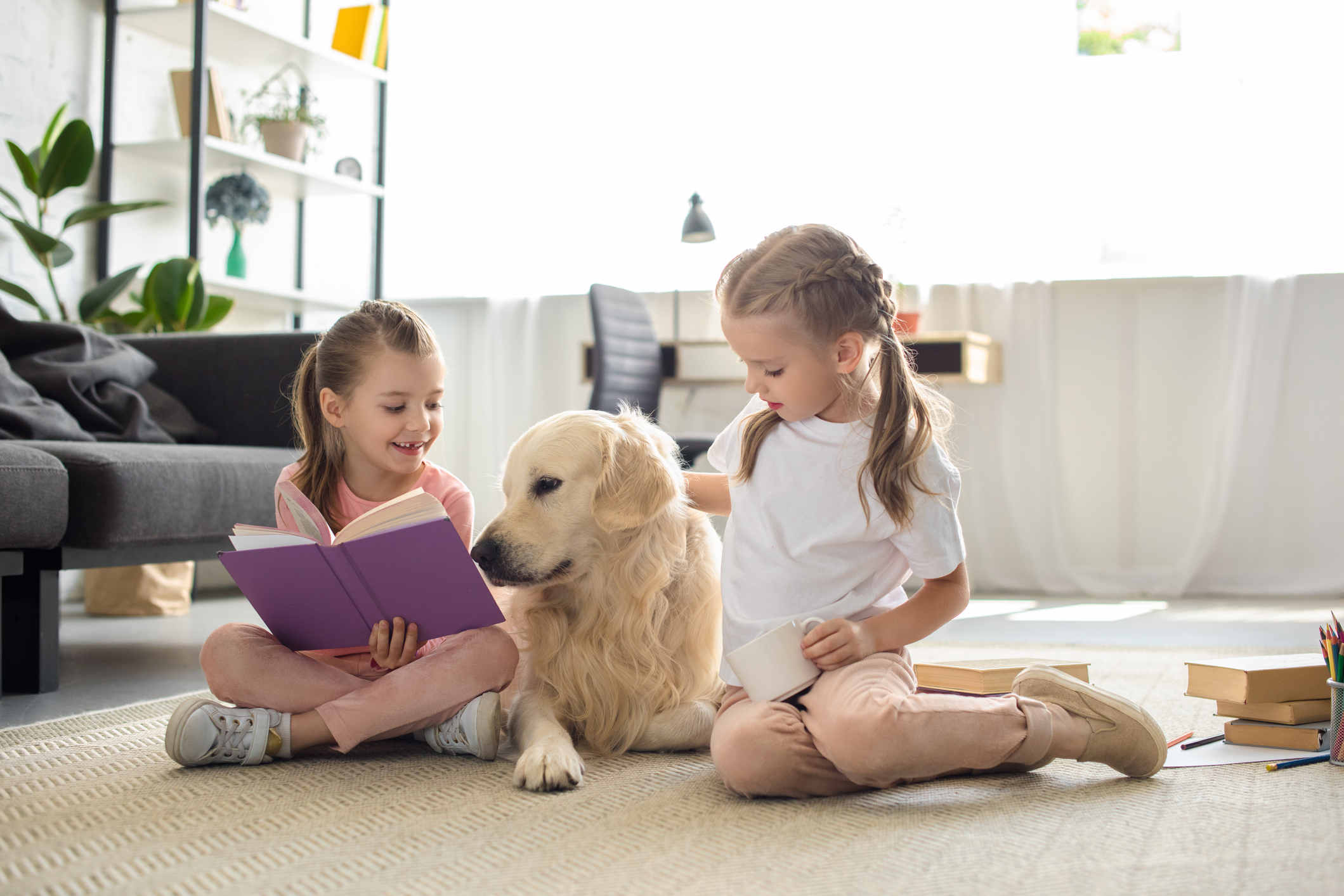 Малыш с книжкой и собака рядом фото. Pet reading. Pets help children learn to communicate. Pet reading 5